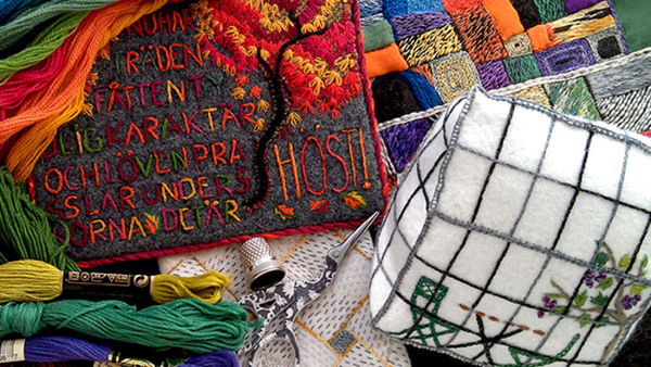 Kreativt och utvecklande grannlåtsbroderi workshop