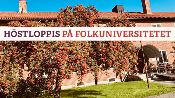 Höstloppis på Folkuniversitetet